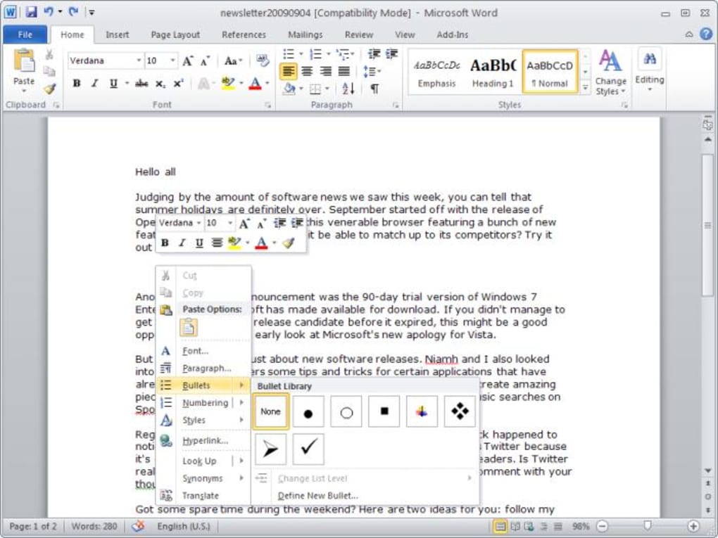 Microsoft word 2010 free download for windows 10 64 bit with crack